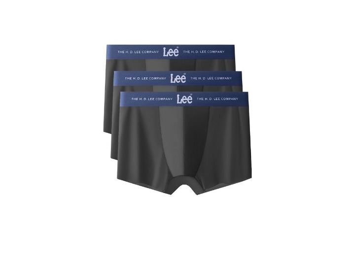 Lee Men's Mint Ice Silk Cooling 10A Grade Antibacterial Mulberry Silk Breathable Sweat-Absorbing Boxer Briefs