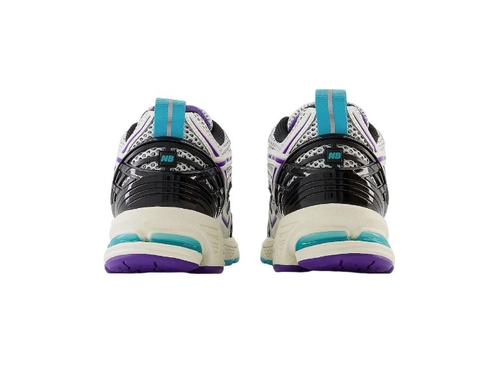New Balance 1906R: Унисекс-кроссовки в бело-сине-фиолетовом цвете — изображение 3