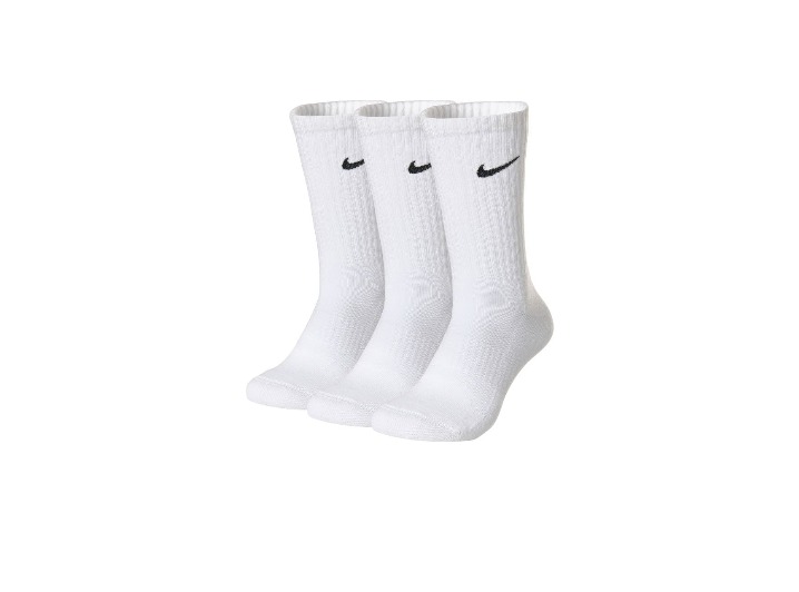 Nike: Спортивные носки средней длины, 9 пар, белые — изображение 4