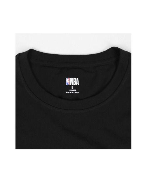 NBA: Чёрная хлопковая футболка свободного кроя — изображение 3