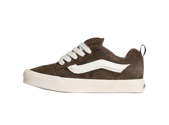 Vans Knu Skool: Унисекс-кроссовки в коричневом цвете