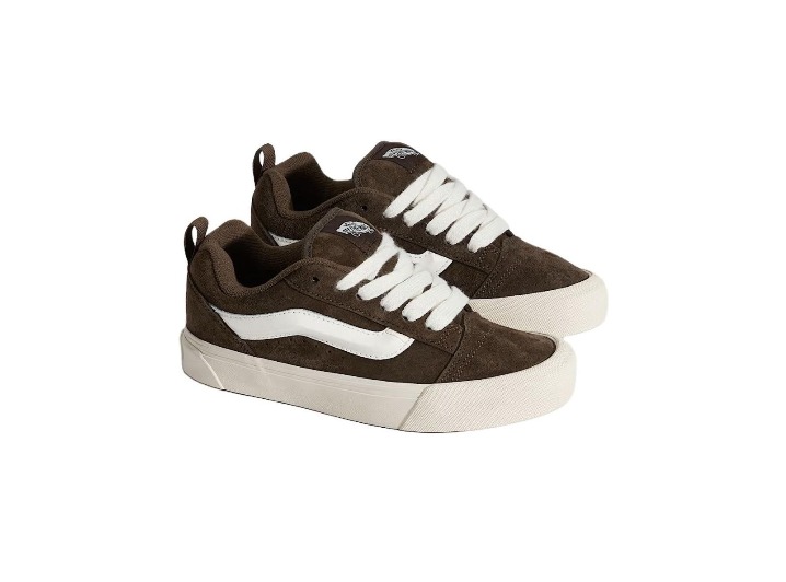 Vans Knu Skool: Унисекс-кроссовки в коричневом цвете — изображение 5