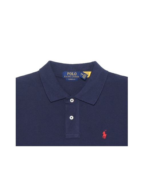 Polo Ralph Lauren SS22: Детская футболка с вышитым логотипом, тёмно-синяя — изображение 7