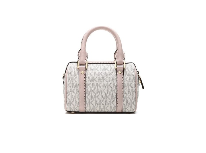 MICHAEL KORS MK Bedford: Сумка-бостон из синтетической кожи с монограммным принтом — изображение 5