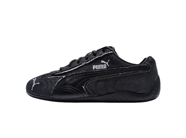 PUMA Speedcat Crafted Denim: Унисекс-кроссовки в чёрном цвете