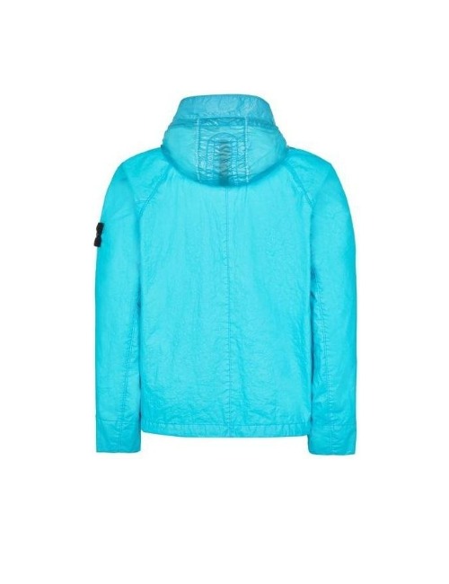 STONE ISLAND Membrana 3L TC: Зелёная куртка с капюшоном — изображение 5