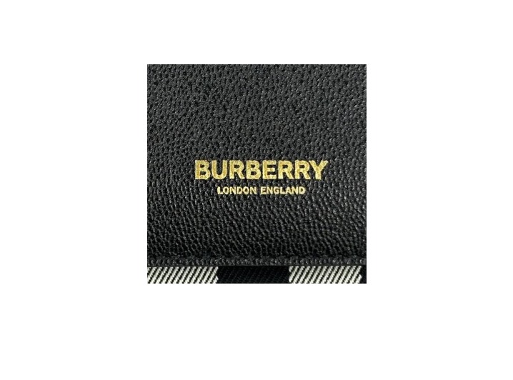 Burberry: Женская сумка через плечо из канваса с кожаной отделкой, чёрная — изображение 8
