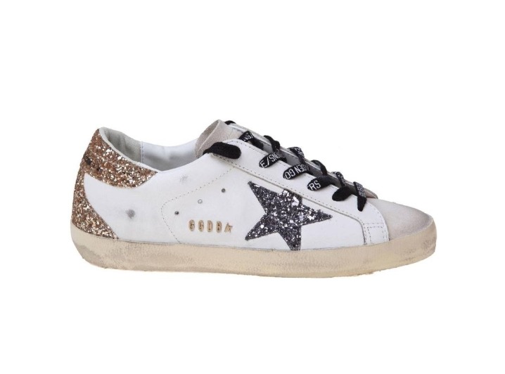 Golden Goose Super-Star: Женские низкие кеды в белом цвете — изображение 3