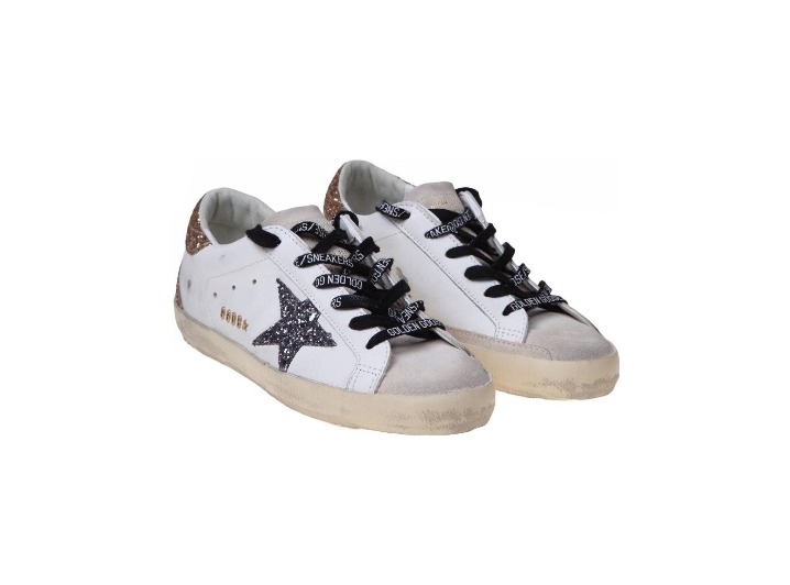 Golden Goose Super-Star: Женские низкие кеды в белом цвете — изображение 4