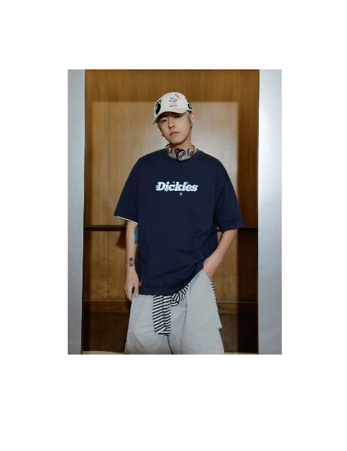 Dickies: Футболка с вышивкой в американском ретро-стиле — изображение 3