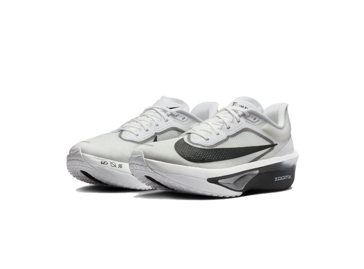 Nike Zoom Fly 6: Мужские марафонские кроссовки в бело-серо-чёрной гамме — изображение 4