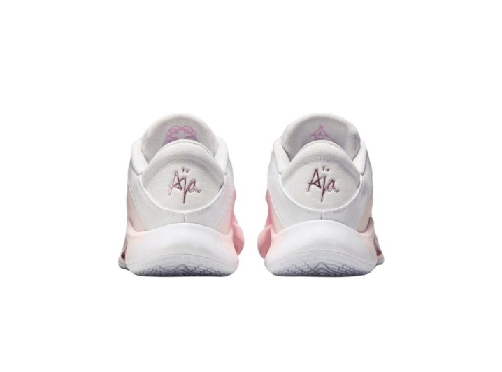 Nike A'One EP: Унисекс-баскетбольные кроссовки в розово-белой гамме — изображение 3