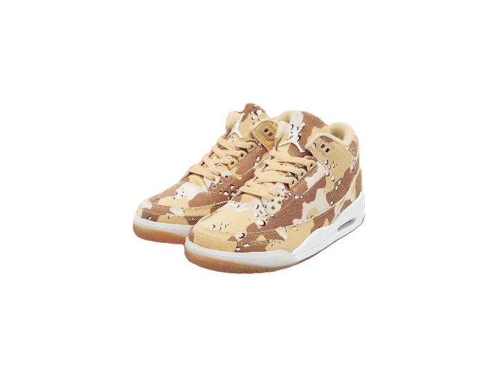Jordan Air Jordan 3 Retro Tex "Desert Camo": Женские ретро-баскетбольные кроссовки в коричневом цвете — изображение 5