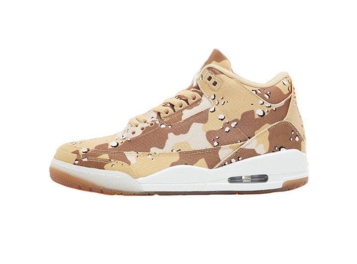 Jordan Air Jordan 3 Retro Tex "Desert Camo": Женские ретро-баскетбольные кроссовки в коричневом цвете