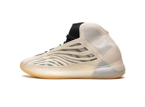 adidas Originals Yeezy QNTM "Mist Slate": Унисекс-кроссовки в бежево-чёрной гамме
