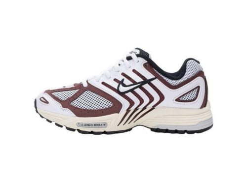Nike Air Pegasus 2005: Женские низкие беговые кроссовки в бело-красно-чёрной гамме