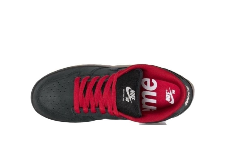 Nike x Supreme SB Dunk Low: Мужские и женские кроссовки в чёрном цвете — изображение 2