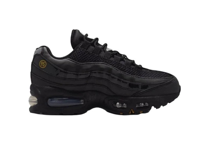 Nike Air Max 95: Унисекс-кроссовки в чёрном цвете — изображение 4