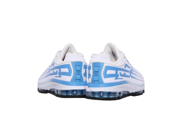 Nike × Supreme Air Max 2001 Air Ecstasy: Унисекс-кроссовки в бело-сине-чёрной гамме — изображение 3