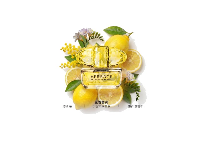 VERSACE Diamond Illusion Gold Diamond: Женский парфюм, цветочный, EDT, 30/50/100 мл — изображение 3