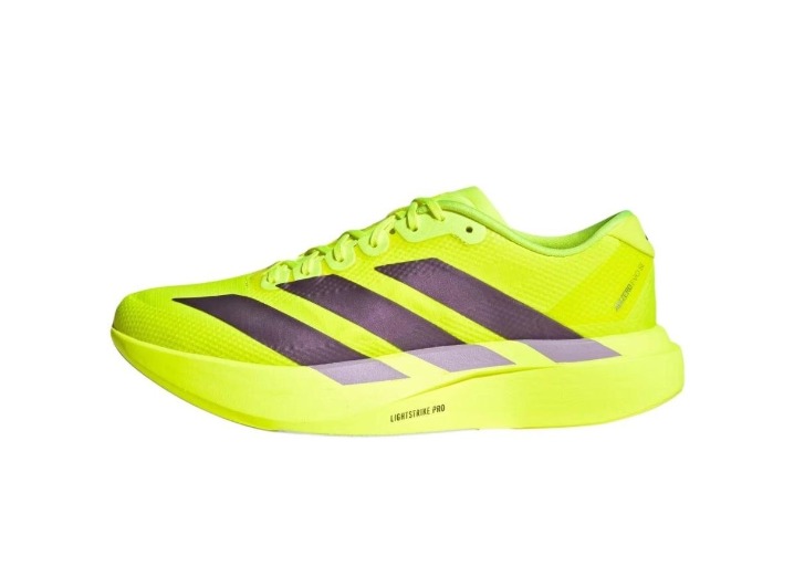 adidas Adizero Evo SL: Мужские марафонские кроссовки в жёлтом цвете