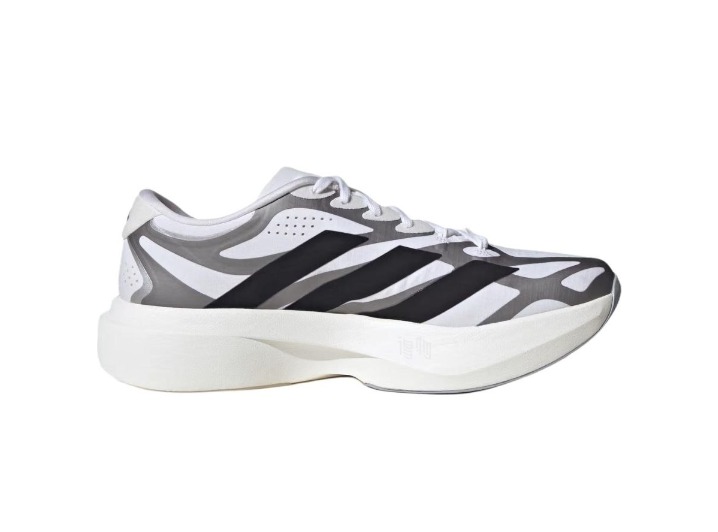 adidas Adizero Evo SL EXO: Мужские беговые кроссовки в бело-чёрной гамме — изображение 3
