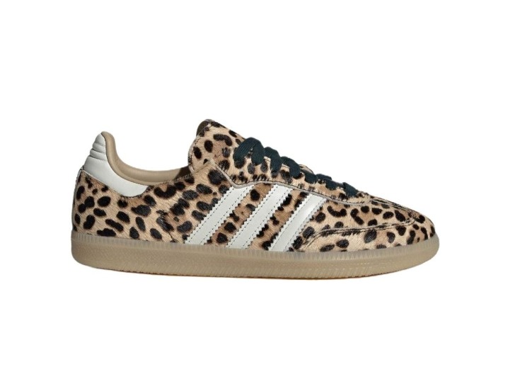 adidas Originals Samba OG: Женские низкие кроссовки в бежевом цвете — изображение 3