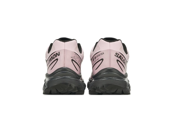 SALOMON XT-6 GORE-TEX: Унисекс-кроссовки в чёрно-розовой гамме — изображение 3