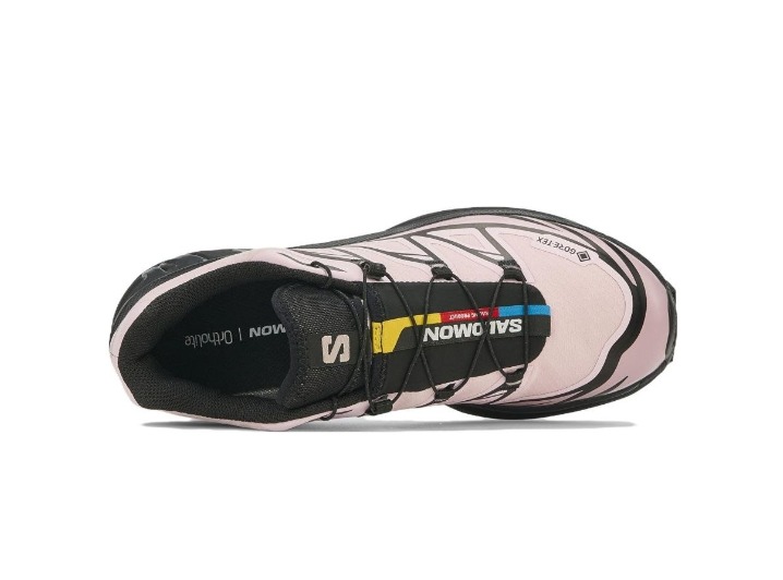 SALOMON XT-6 GORE-TEX: Унисекс-кроссовки в чёрно-розовой гамме — изображение 5