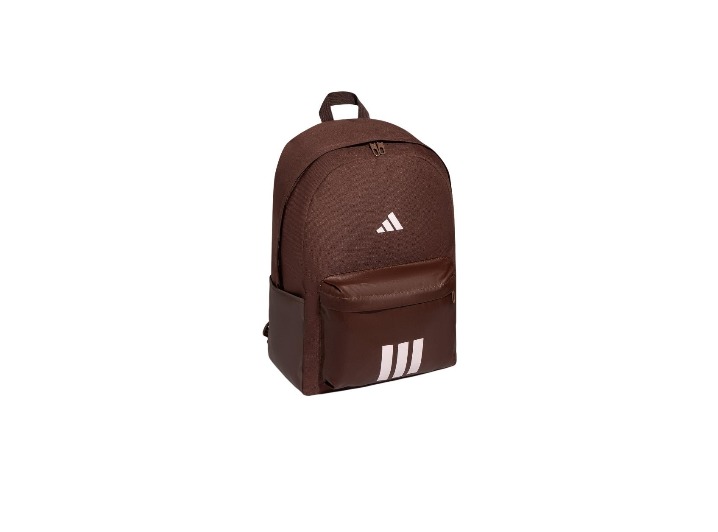 adidas: Унисекс-рюкзак 25,9 л, тёмно-коричневый с красным — изображение 8