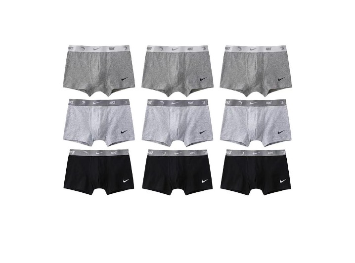 Nike: Мужские боксеры с жаккардовым поясом, комплект из 3 штук — изображение 7